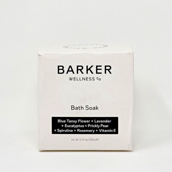 Barker Wellness Co Bath Soak Vegan Bath Bomb Blue Tansy NIB - Picture 2 of 11